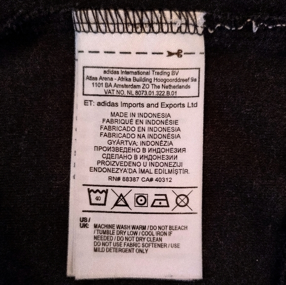 Super soft Adidas Climalite hooded top in charcoal and black S - Picture 13 of 16